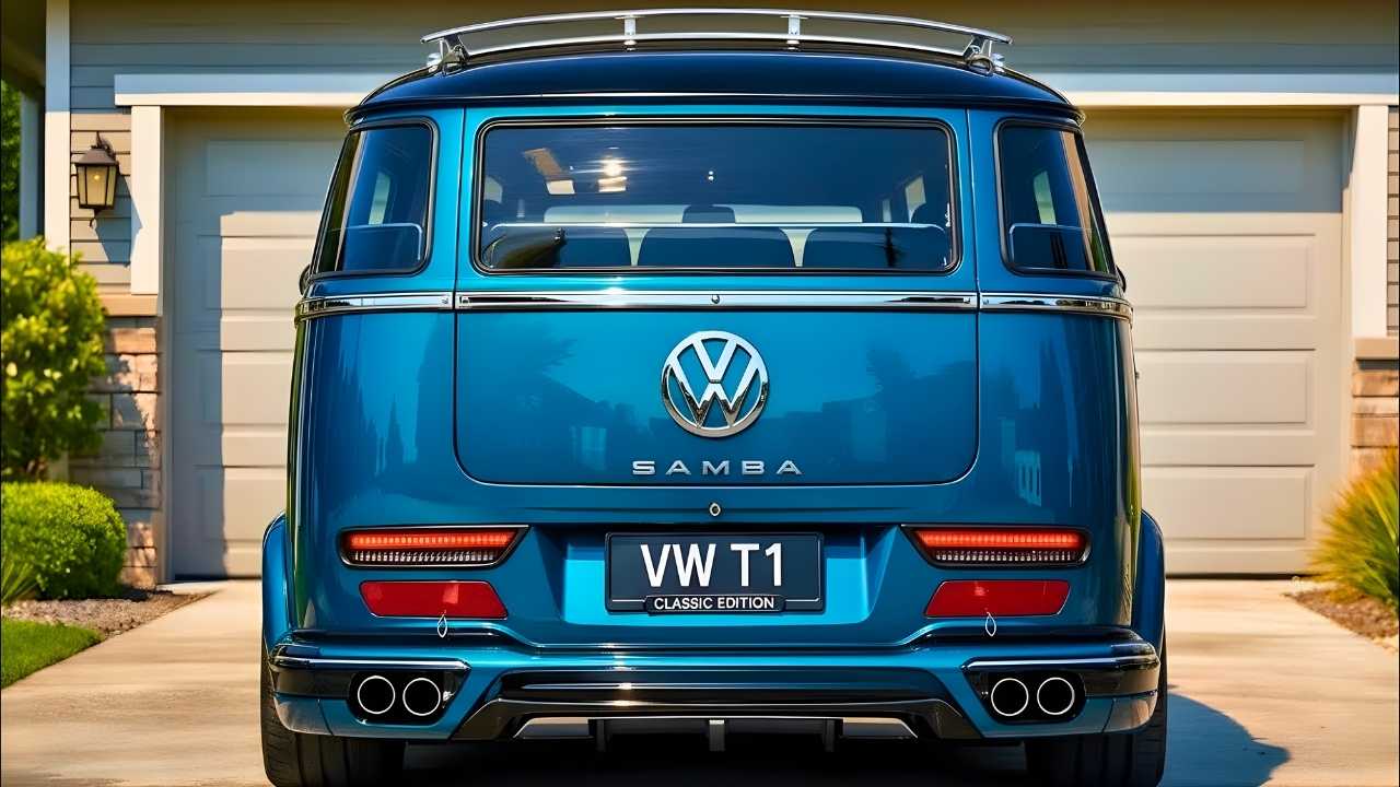 Iconic 2026 Volkswagen T1 Samba Blends Vintage Design Heritage With Future Electric Mobility Vision