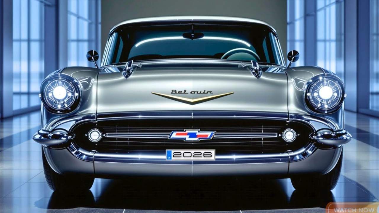 1953 Chevrolet Bel Air 2026 Model Reimagined With Retro Style And Modern Innovation